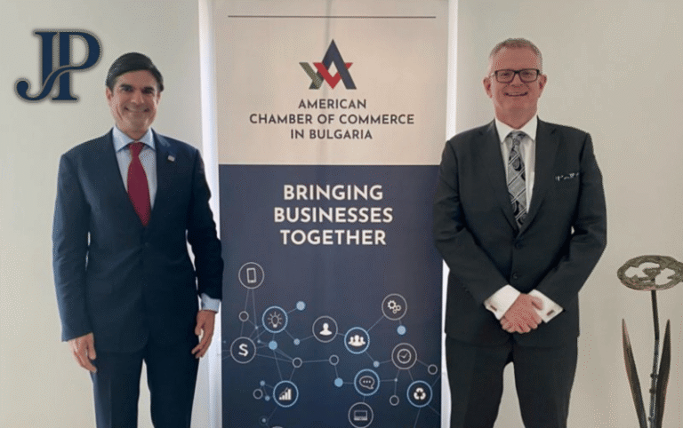 JP representatives attending an American Chamber of Commerce in Bulgaria networking event focused on bringing businesses together.